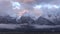 Tetons and Clouds at Sunrise