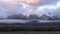 Tetons and Clouds at Sunrise Zoom in