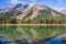 Tetons reflected in String Lake on a sunny autumn day