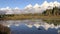 Tetons Sunrise Reflection in Autumn