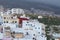 TETOUAN, MOROCCO - MAY 23, 2017: View of the old buildings of Tetouan Medina quarter in Northern Morocco. The medina of Tetouan is