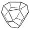 Tetrahedral Pentagonal Dodecahedron vintage illustration