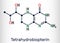 Tetrahydrobiopterin, BH4, THB, sapropterin molecule. It has role as coenzyme, diagnostic agent, human metabolite, cofactor.