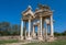 Tetrapylon Gate in Aphrodisias ancient city, Aydin, Turkey