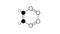 tetrazine molecule, structural chemical formula, ball-and-stick model, isolated image 1.2.3.4-tetrazine