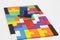 Tetris toy wooden blocks Different colorful