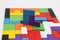 Tetris toy wooden blocks Different colorful, Concept of creative