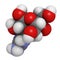 Tetrodotoxin TTX pufferfish neurotoxin molecule.