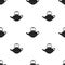 Tetsubin icon in black style isolated on white background. Sushi pattern stock vector illustration.