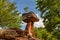 The Teufelstisch, Devils Table, Rock Formation in Hinterweidenthal, Rhineland-Palatinate, Germany, Europe