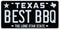 Texas Best BBQ License Plate