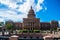 Texas Capital Building circle underground Color Blue Sky