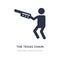 the texas chain saw massacre icon on white background. Simple element illustration from People concept