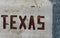 Texas cut out of METAL