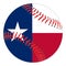 Texas Flag Baseball