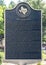 Texas Historical Commission marker for sculpture featuring a bust of John Peter Smith on a pedestal in downtown Fort Worth, Texas.