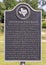 Texas Historical Survey Committee marker for the Jefferson Turn Basin in the Port of Jefferson Nature and History Preserve.