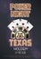 Texas Hold\'em poker night invitation poster or banner template