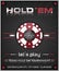 Texas holdem poker tournament poster.