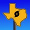 Texas hurricane warning sign