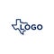 Texas logo vector graphic modern abstract