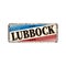 Texas LUBBOCK - Vector illustration - vintage rusty metal sign