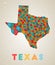 Texas map.