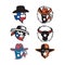Texas Outlaw Mascot Collection