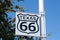 Texas Route 66 Sign