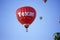 Texas Sign on the hot air balloon