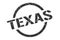 Texas stamp. Texas grunge round isolated sign.