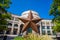 Texas Star in front of the Bob Bullock Texas State History Museum in downtown Austin,