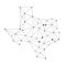 Texas state dots map
