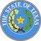 Texas State Emblem. USA