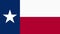 Texas State Flag with Light Rays Animation