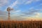 Texas style westernmill windmill at sunset, Argentina