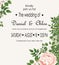 The text background with flowers peonies and Jasmine, branches o