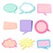 Text Balloon Color pastels maker to cerate and share favorite