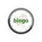 Text Bingo on digital background. Game concept . Set of modern flat design concept icons for internet marketing. Watch clock