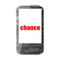 Text Chance. Business concept . Detailed modern smartphone isolated on white