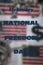 Text of congratulations on the National Day of Freedom in the USA on a blurred background image of the American flag