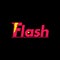 Text flash thunder symbol brand vector
