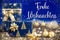 Text Frohe Weihnachten, Means Merry Christmas, Christmas Presents, Winter Decor