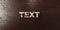 Text - grungy wooden headline on Maple - 3D rendered royalty free stock image