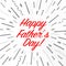 The text `happy fathers day!`, written on white background with pattern of screws, nails, metal shavings