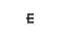 Text Initial E Linear Bold Monogram Abstract Modern Logo