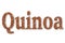 Text Quinoa