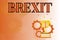 Text showing inspiration Brexit. Business concept term potential departure of United Kingdom from European Union Modern