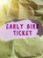 Text showing inspiration Early Bird Ticket. Business overview Buying a ticket before it go out for sale in regular price