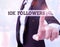 Text sign showing 10K Followers. Conceptual photo member of the elite group of individuals on Instagram